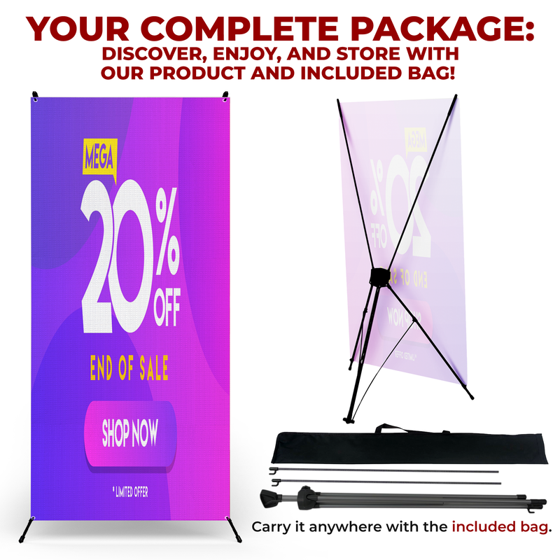 20% OFF X-BANNER