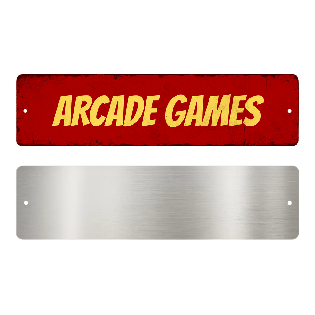 ARCADE GAMES SIGN – Signtextile