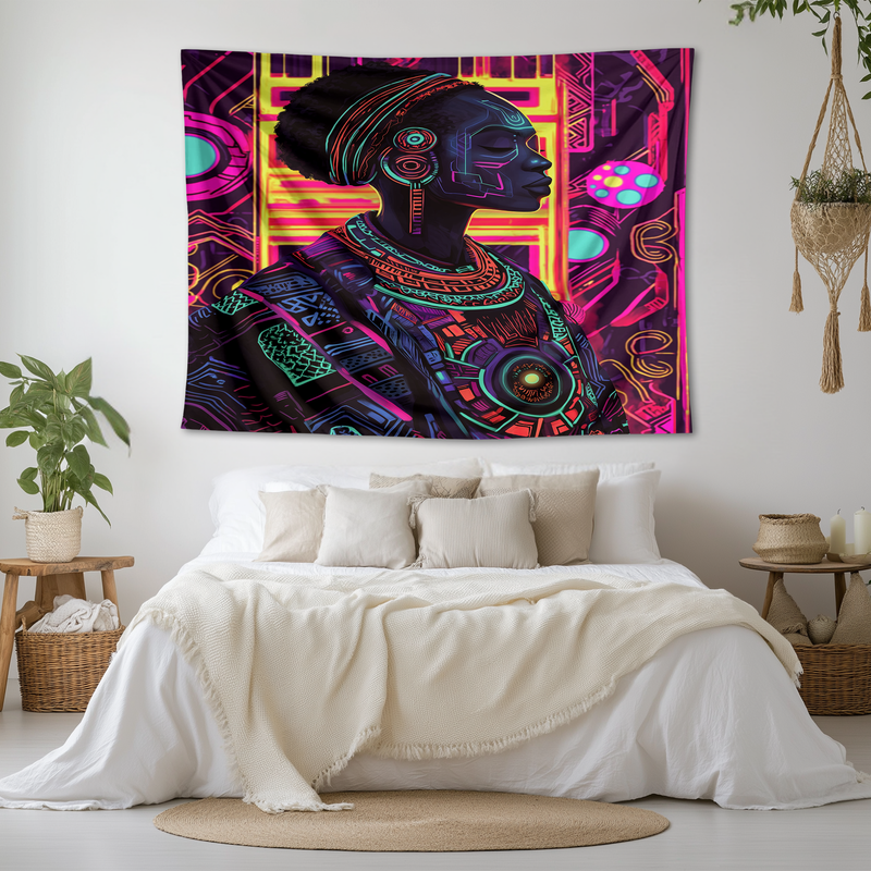 AFROFUTURISM: THE RISE WALL TAPESTRY