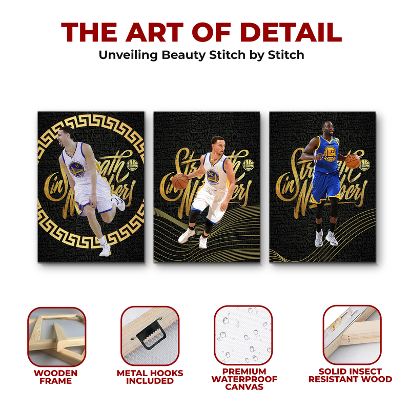 GOLDEN STATE WARRIORS WALL CANVAS