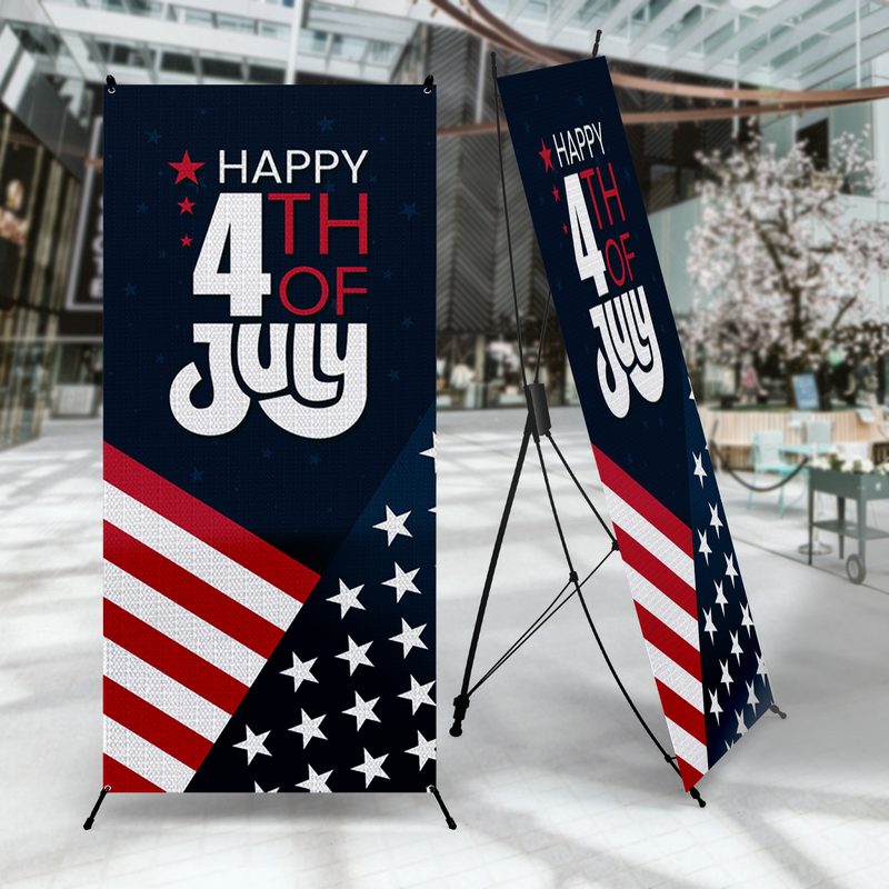 HAPPY 4TH OF JULY X-BANNER