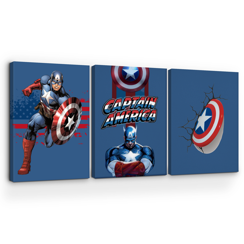 CAPTAIN AMERICA CANVAS DECOR