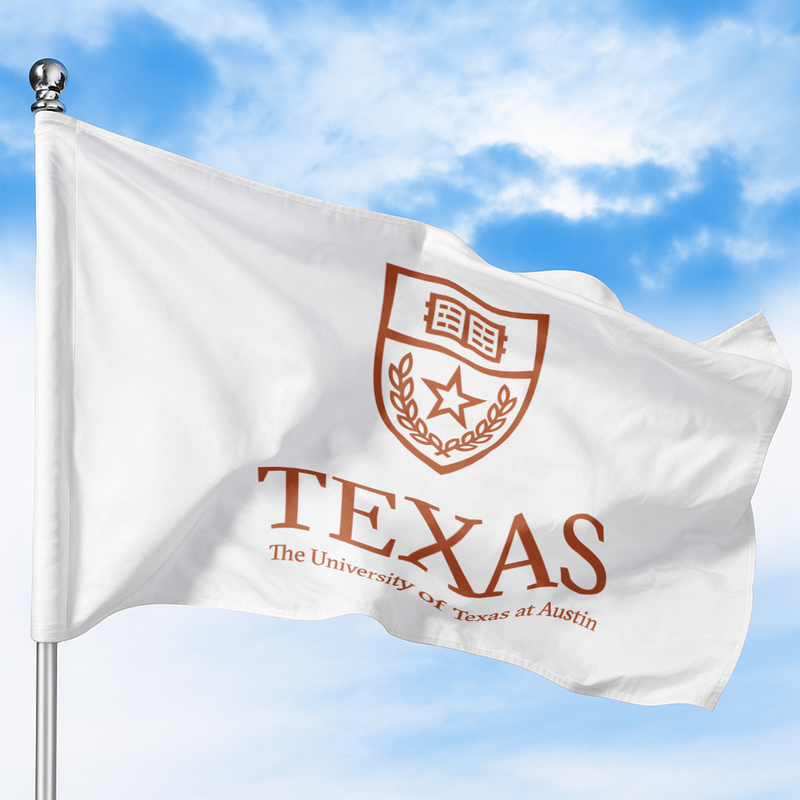TEXAS AT AUSTIN UNIVERSITY FLAG
