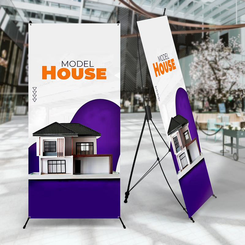 MODEL HOUSE X-BANNER