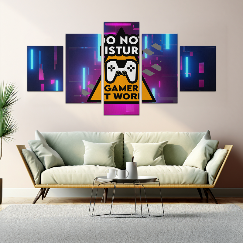 DO NOT DISTURB WALL CANVAS