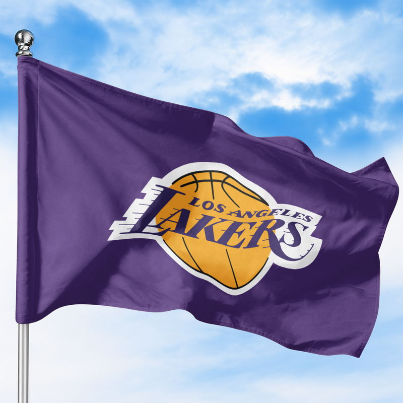 LOS ANGELES LAKERS FLAG