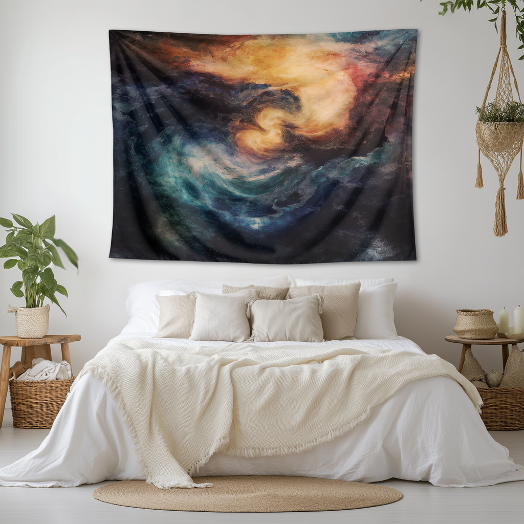 DARK MATTER FLOW WALL TAPESTRY