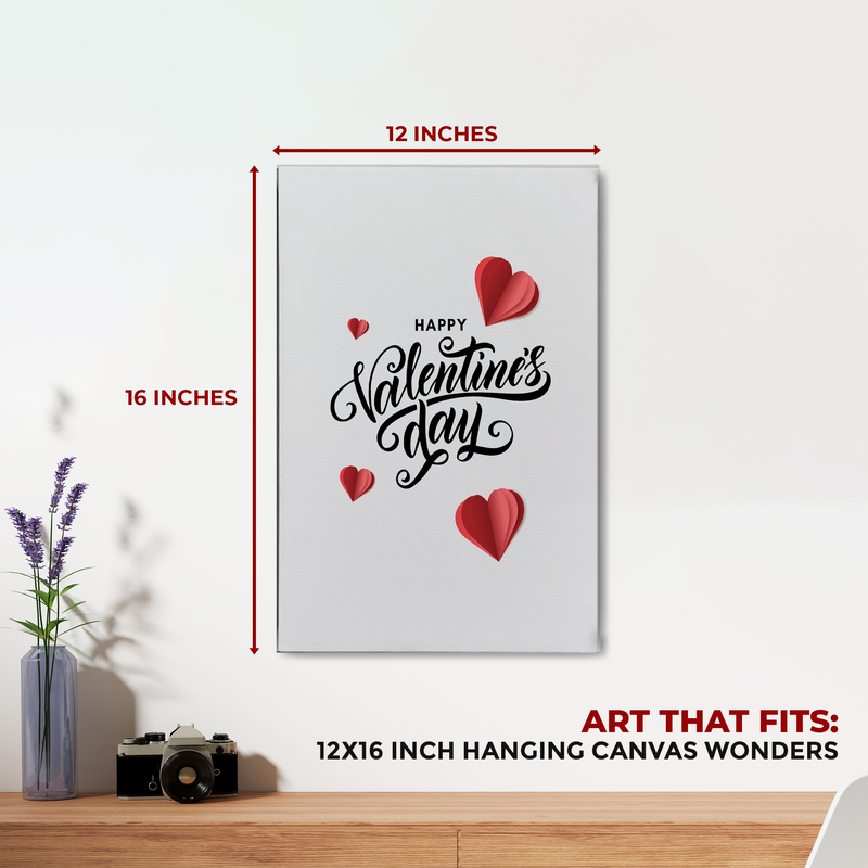 HAPPY VALENTINE'S DAY CANVAS DECOR