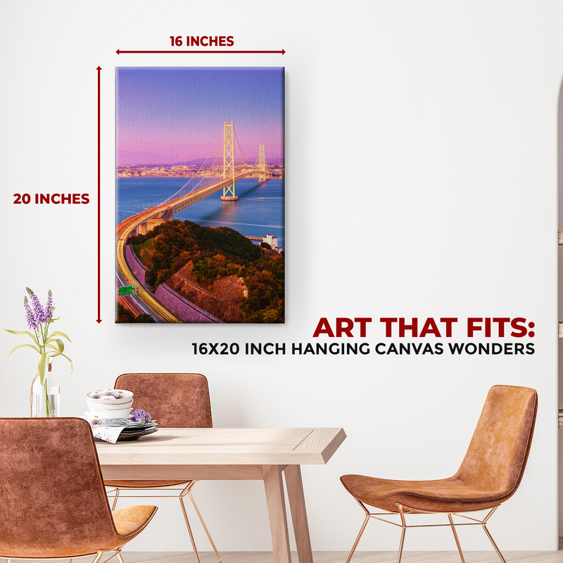 AKASHI-KAIKYO BRIDGE JAPAN CANVAS DECOR