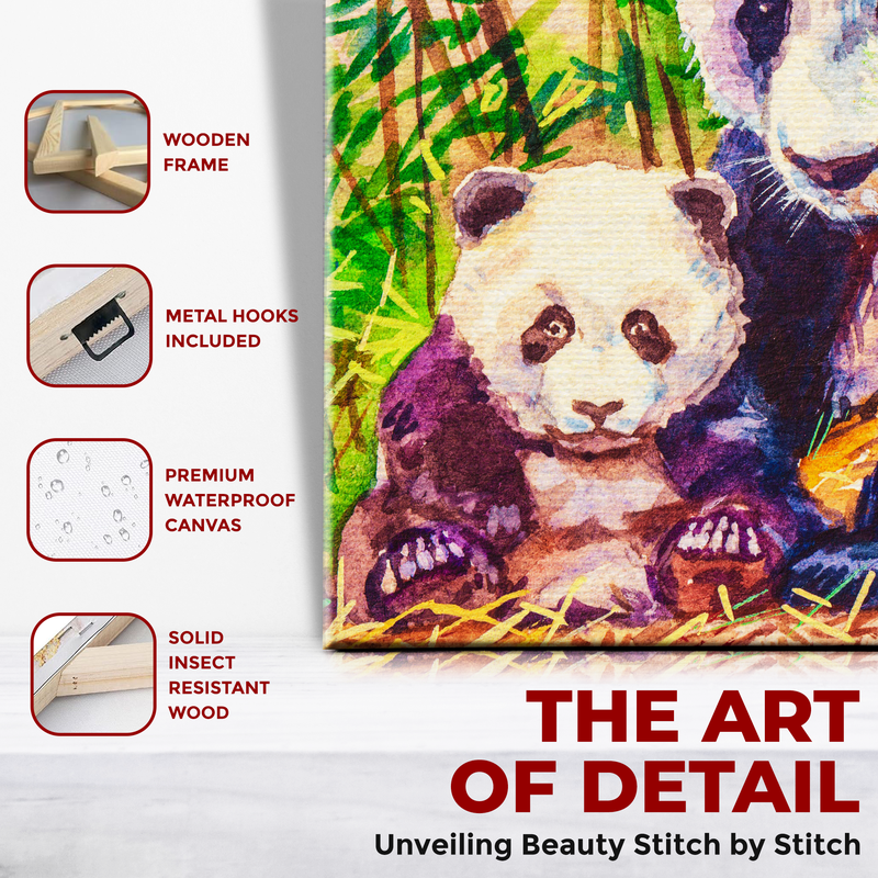 PANDAS DECOR CANVAS