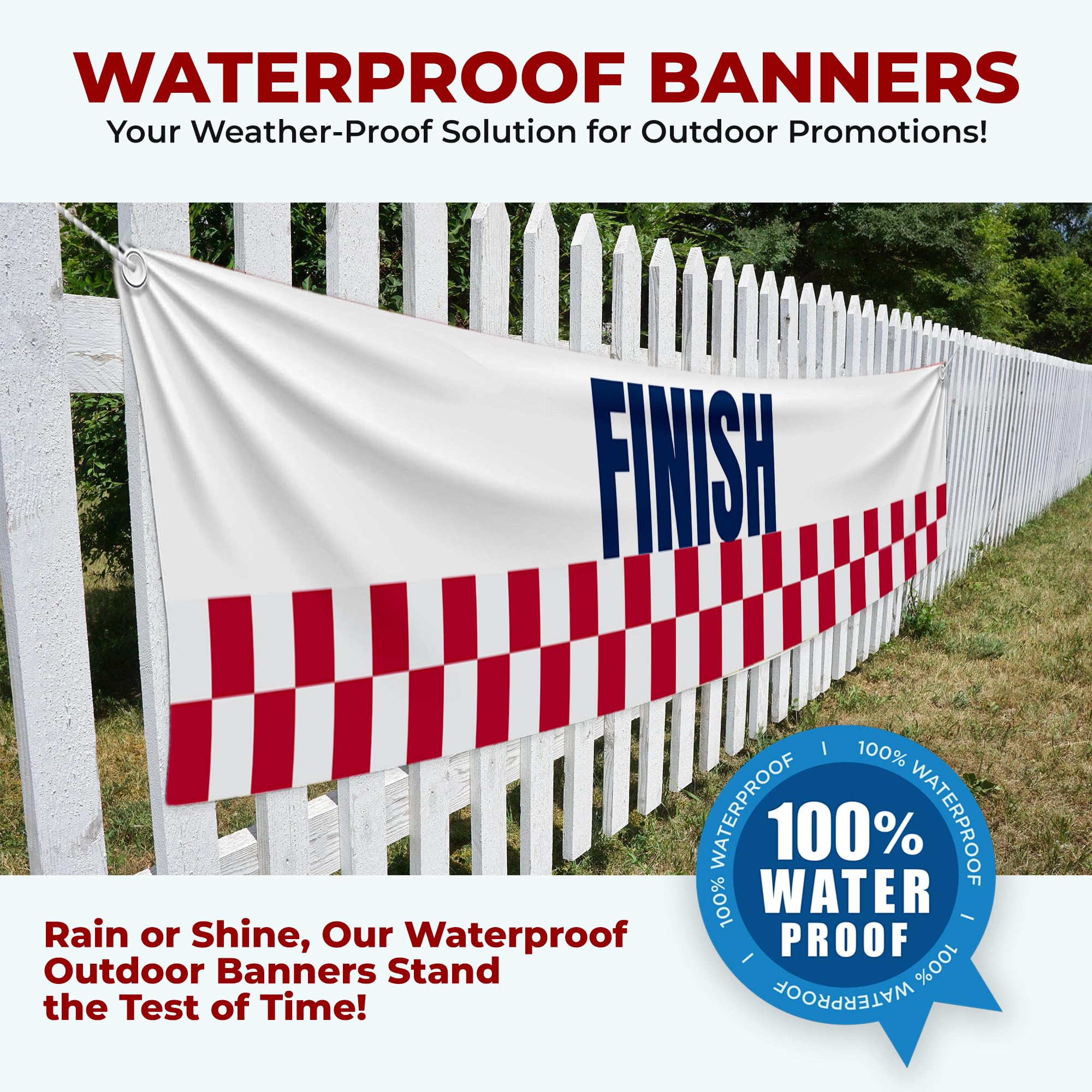 FINISH LINE 2 LARGE BANNER