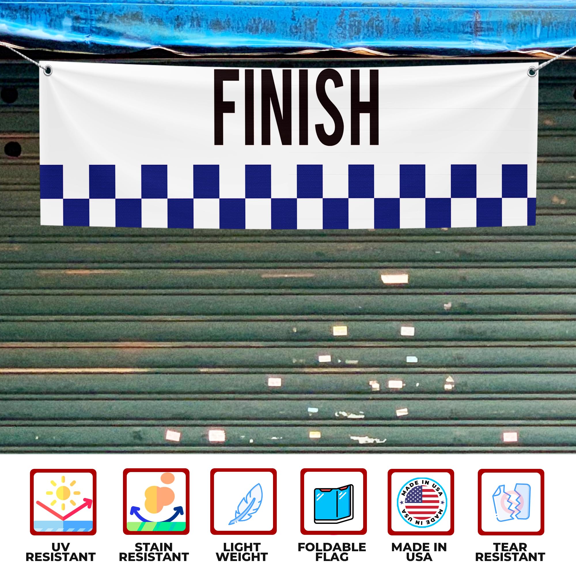 FINISH LINE LARGE BANNER