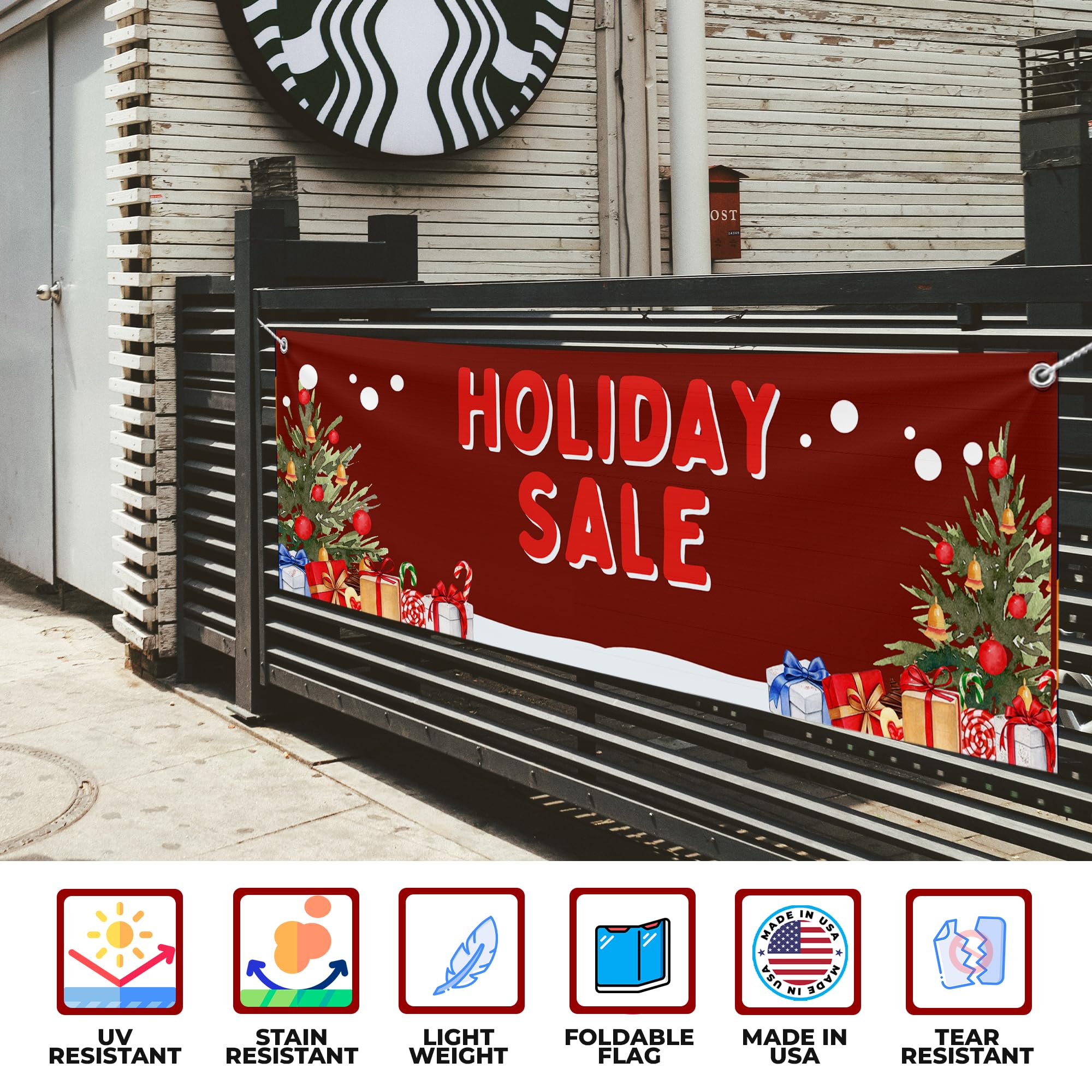 HOLIDAY SALE LARGE BANNER