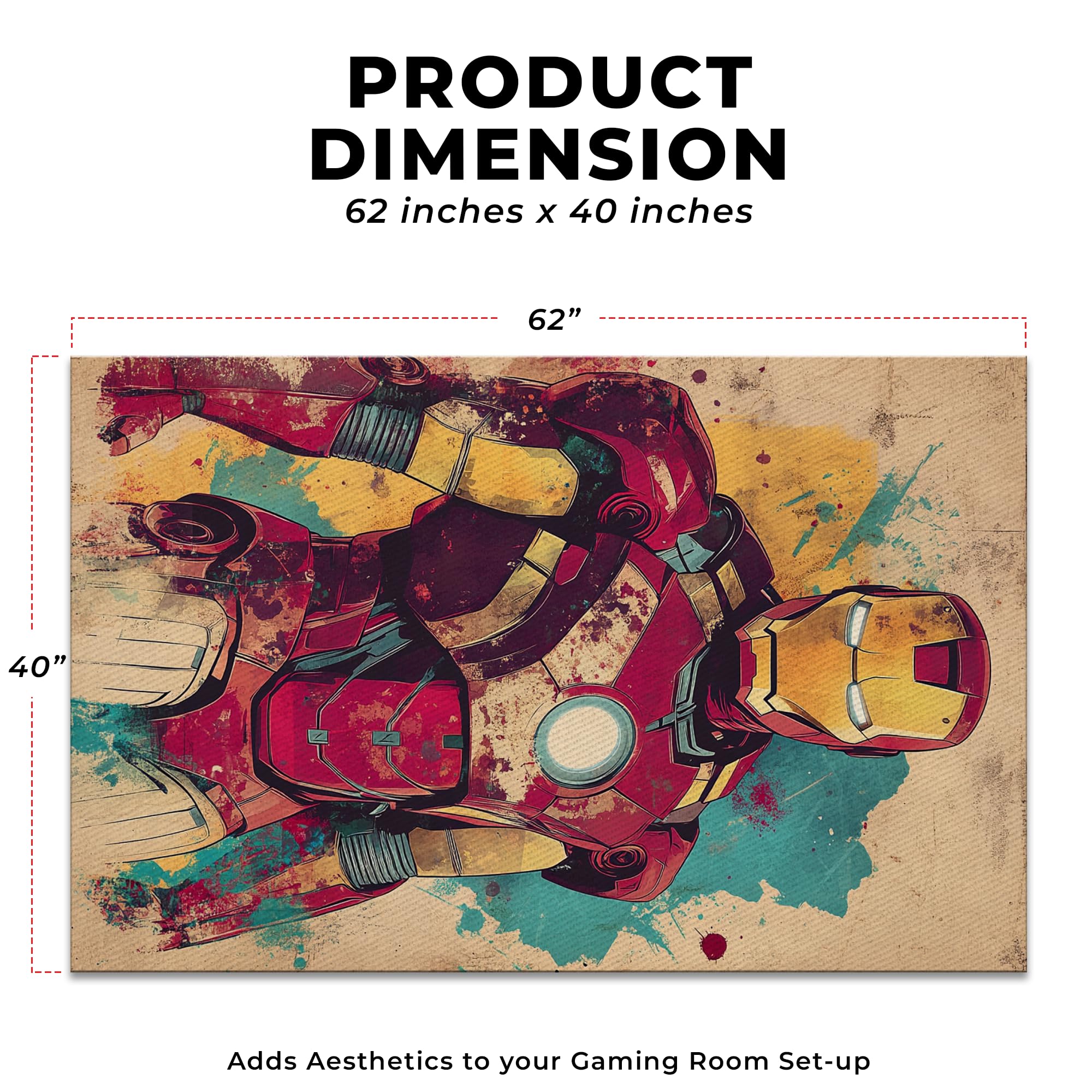Iron Man Customized Rug (62x40inch)