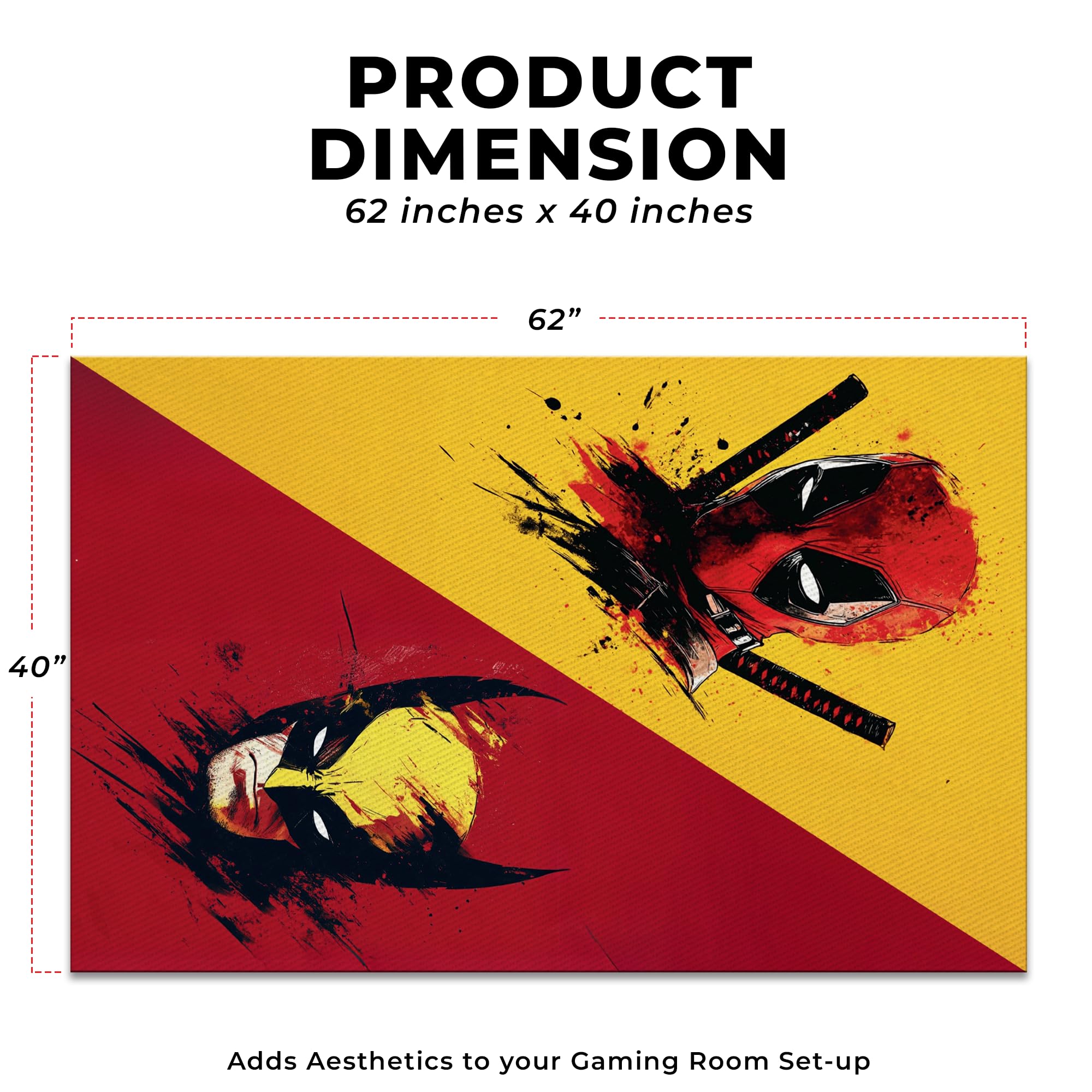 Deadpool & Wolverine Customized Rug (62x40inch)