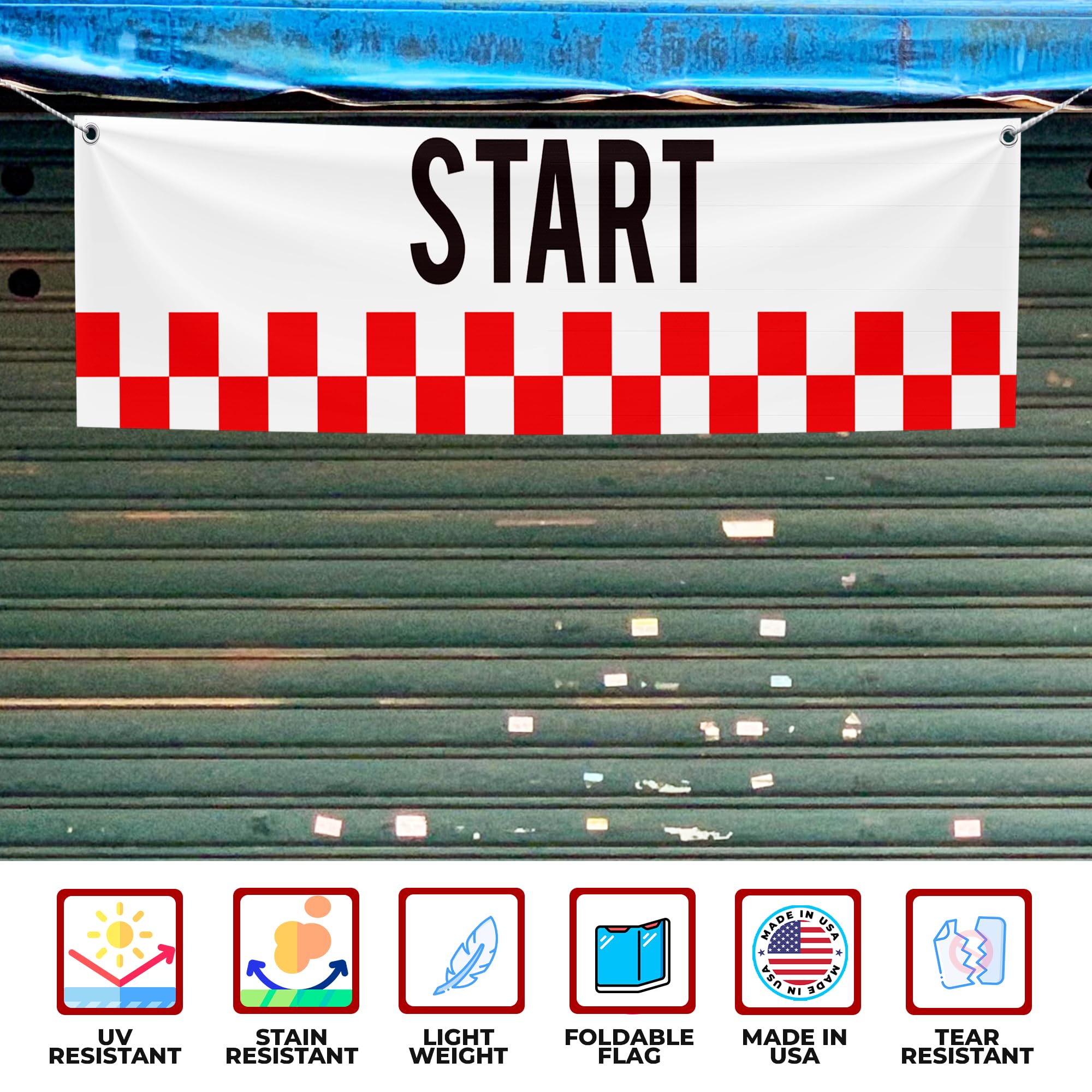 START LINE LARGE BANNER