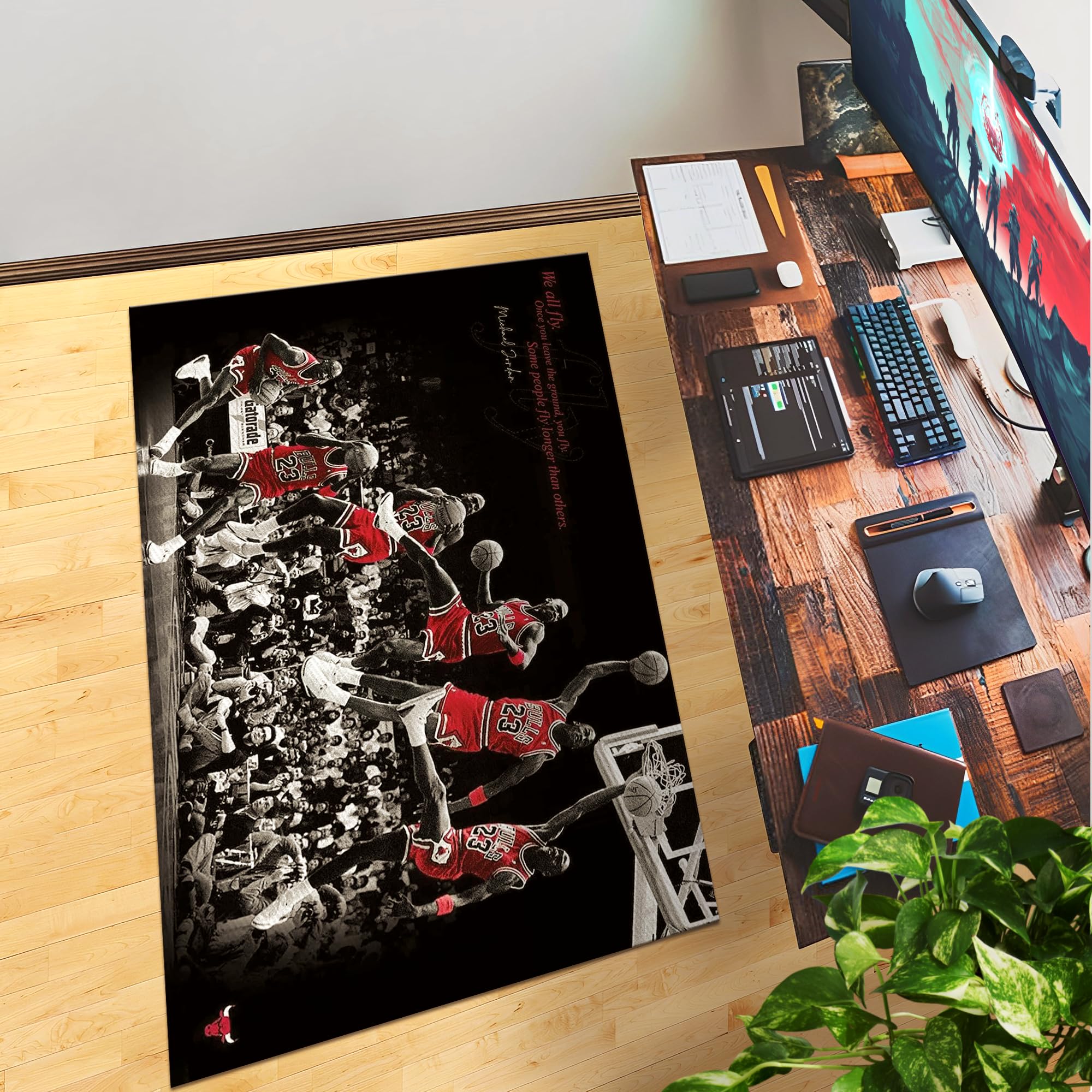 Michael Jordan Customized Rug (62x40inch)