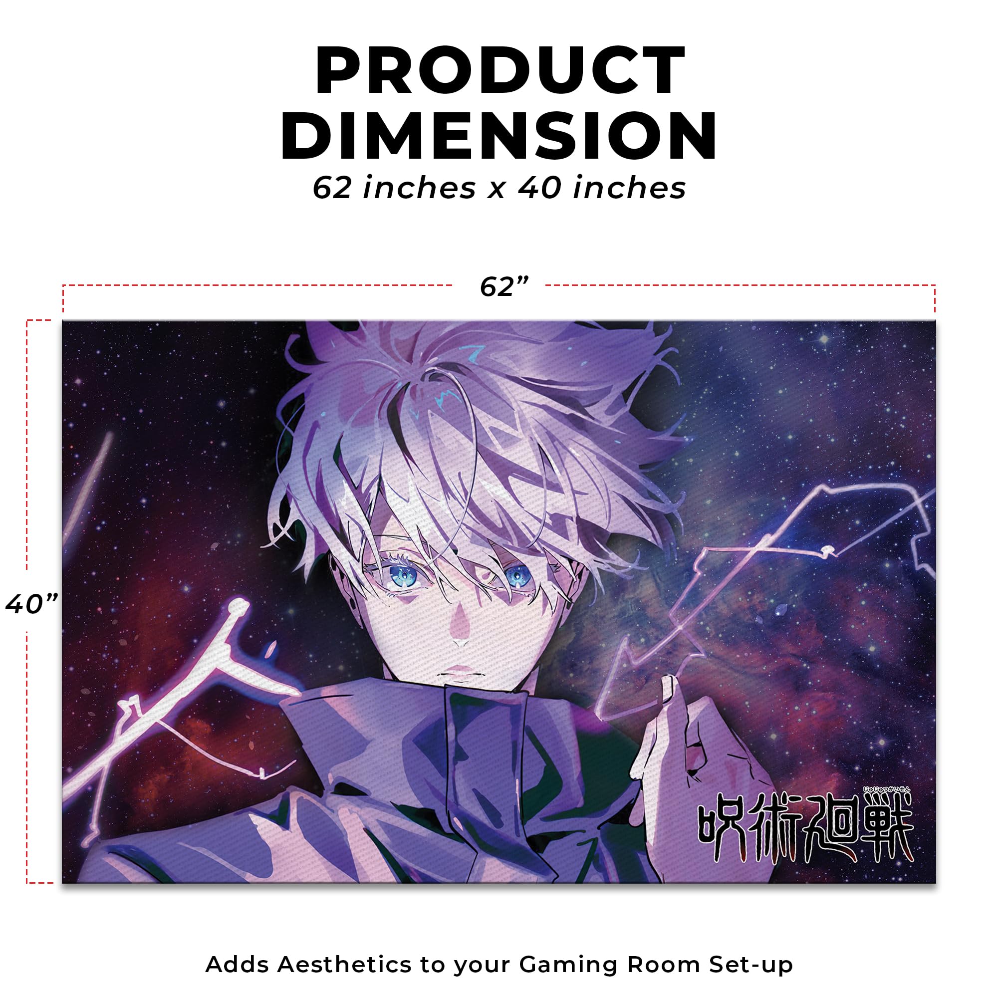 Satoru Gojo Customized Rug (62x40inch)