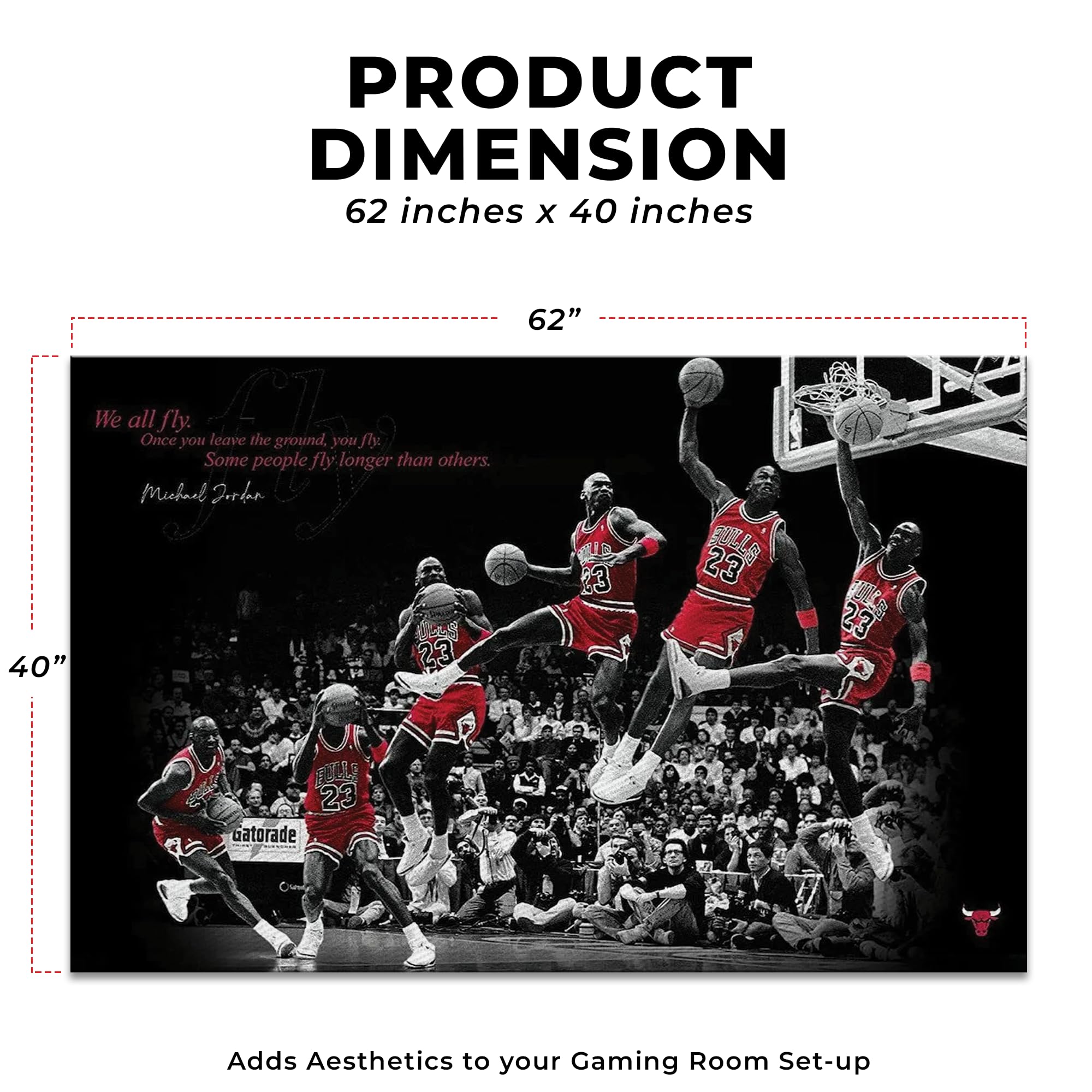 Michael Jordan Customized Rug (62x40inch)