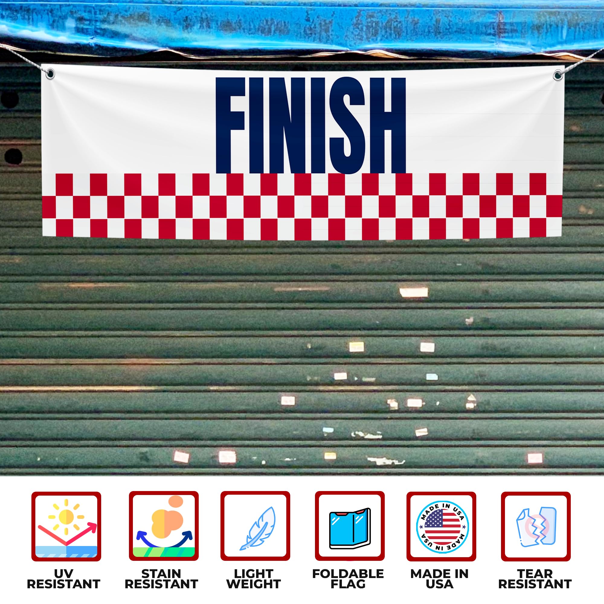 FINISH LINE 2 LARGE BANNER