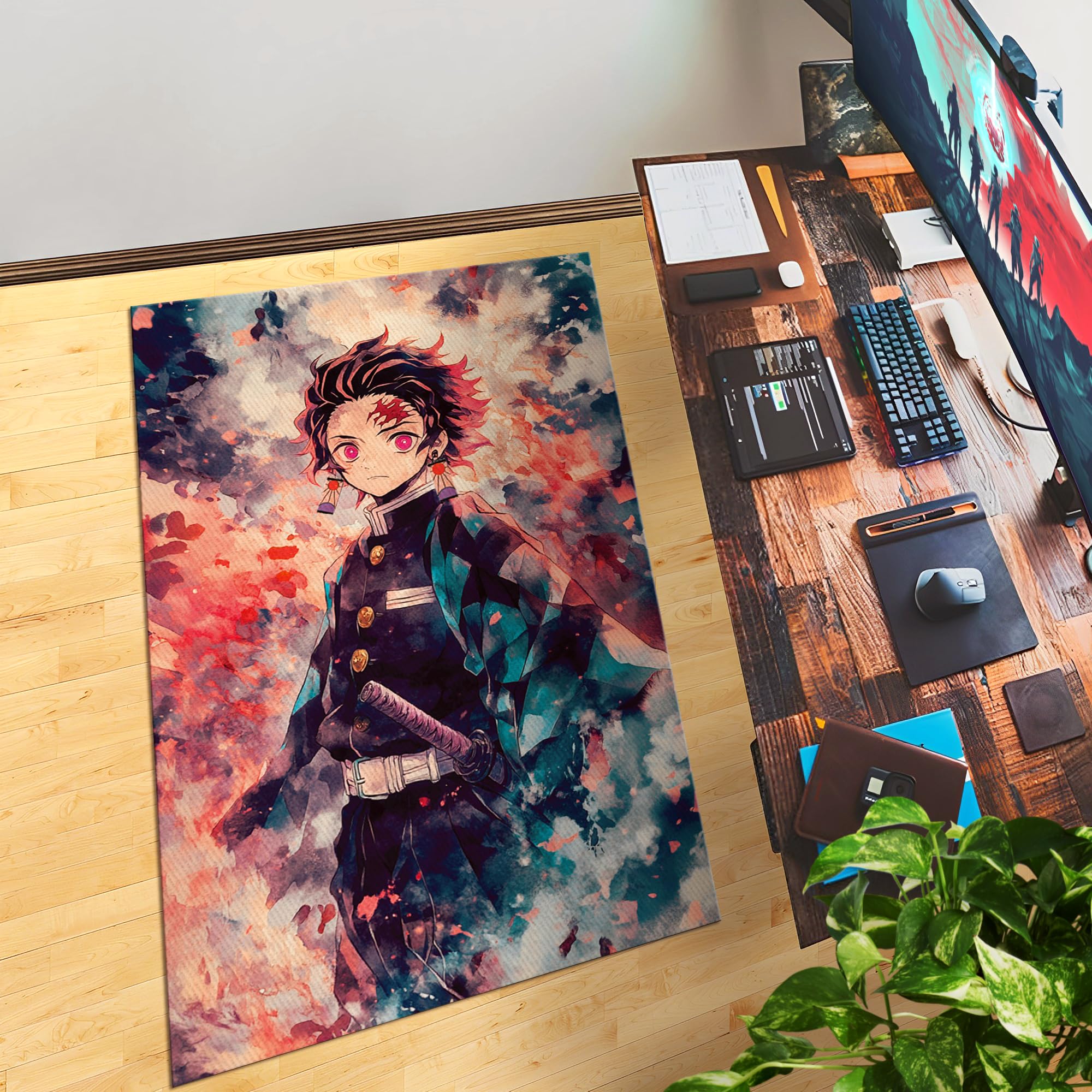 Demon Slayer II Customized Rug (62x40inch)