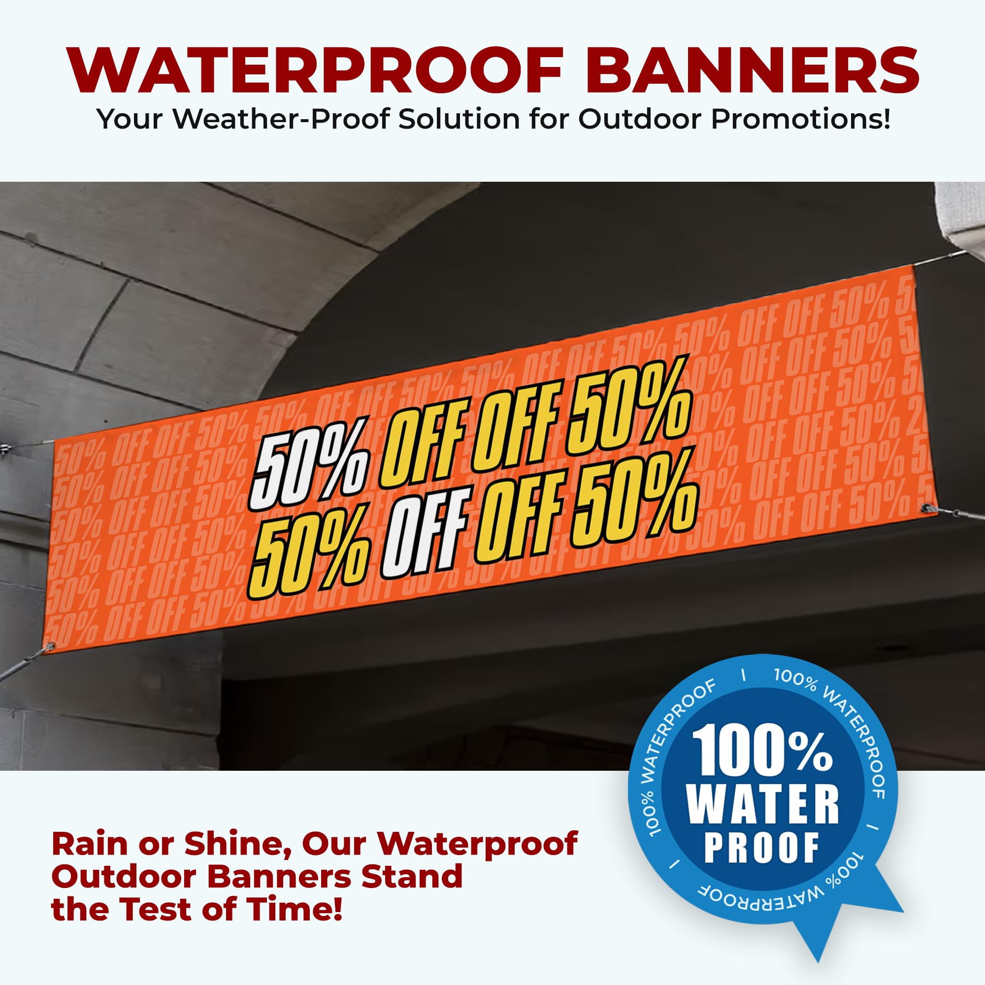 50% OFF LARGE BANNER