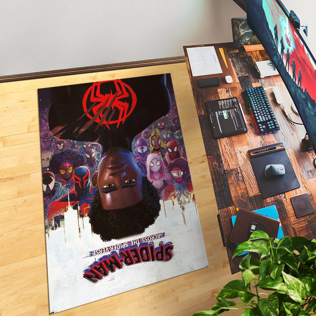 Spiderman Miles Morales Customized Rug (62x40inch)
