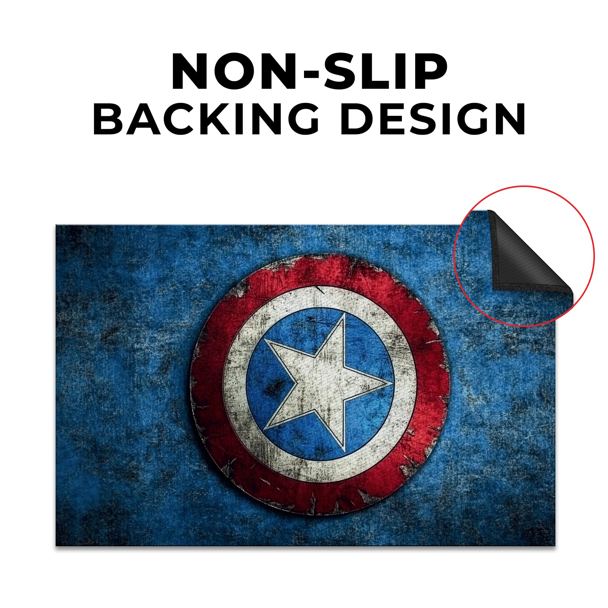 Captain America Customized Rug (62x40inch)
