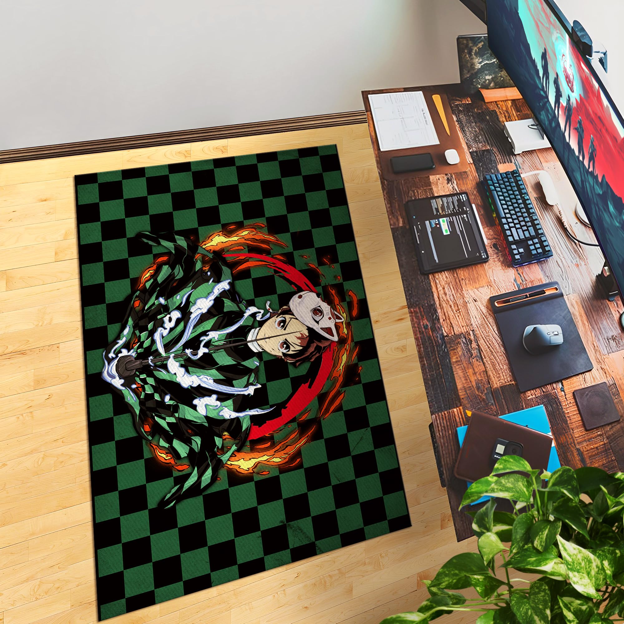 Demon Slayer Customized Rug (62x40inch)