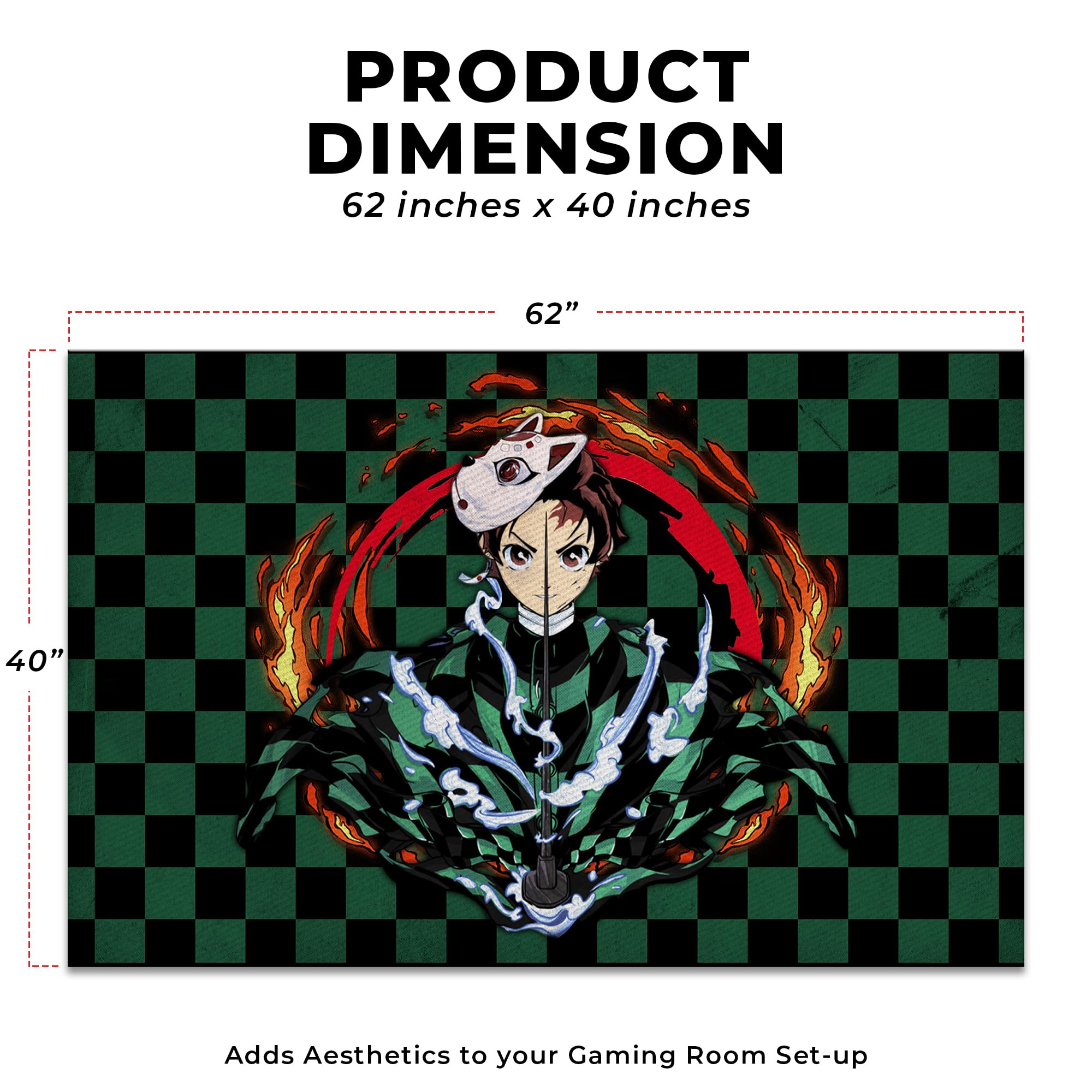 Demon Slayer Customized Rug (62x40inch)