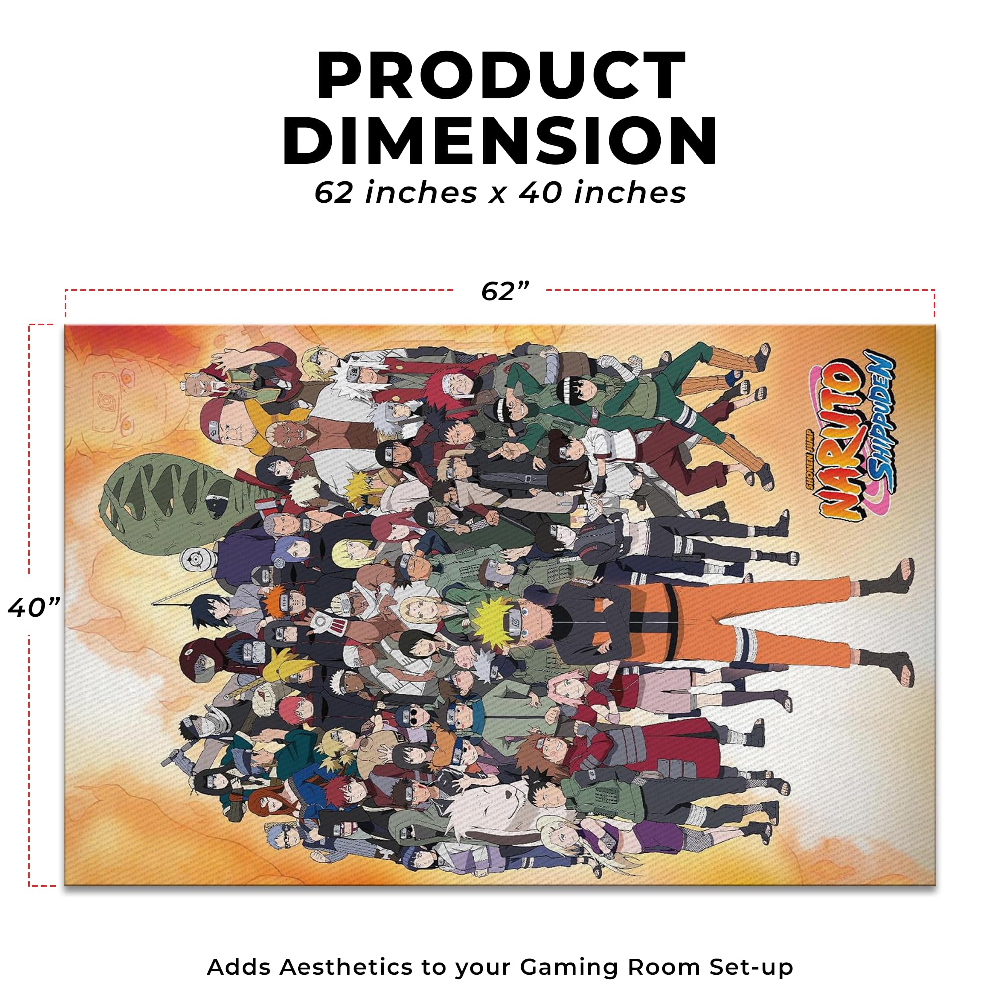 Naruto Shippuden Customized Rug (62x40inch)