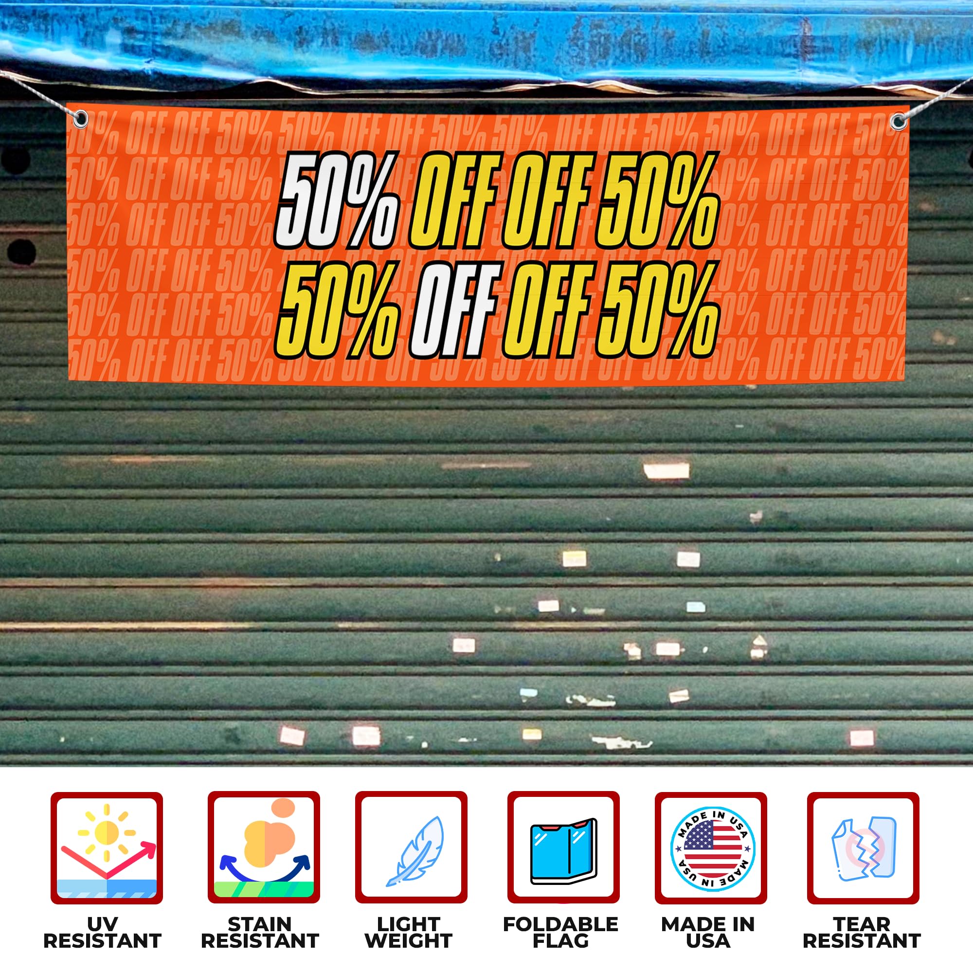50% OFF LARGE BANNER