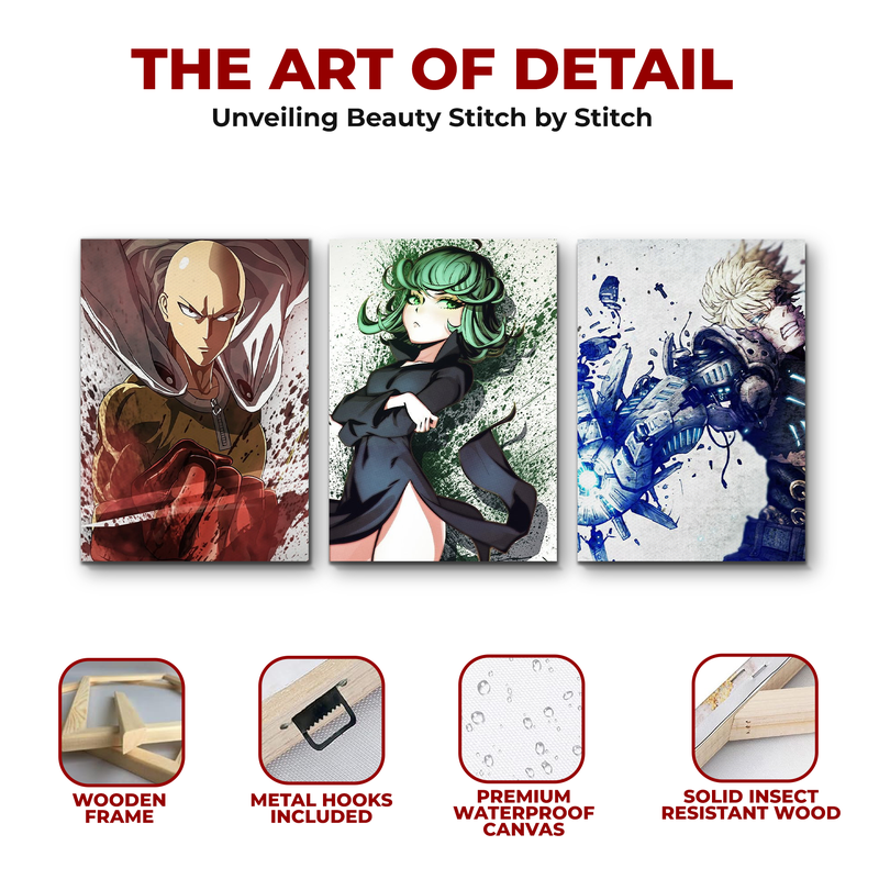 ONE PUNCH MAN WALL CANVAS