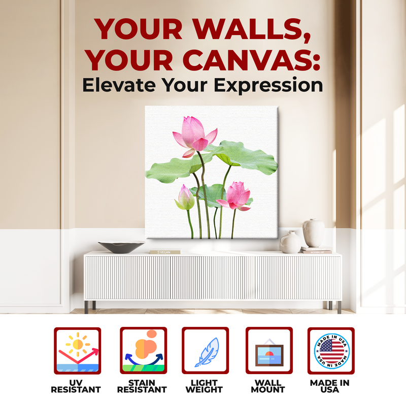 LOTUS FLOWER CANVAS