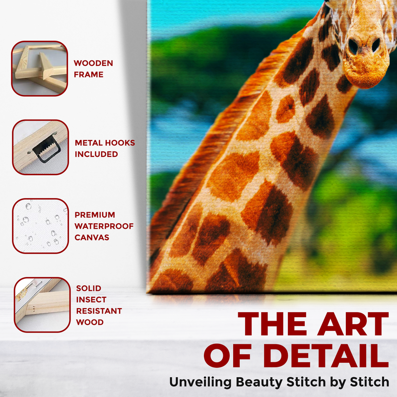 GIRAFFE DECOR CANVAS