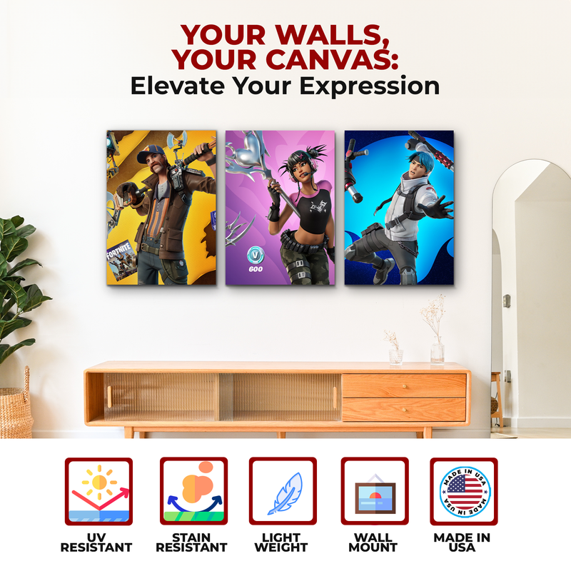 FORTNITE CANVAS DECOR
