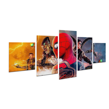 SPIDERMAN & ENEMIES WALL CANVAS