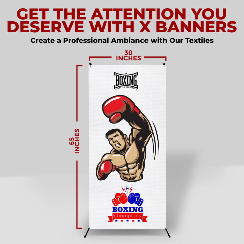 BOXING SPORTING EQUIPMENT  X-BANNER