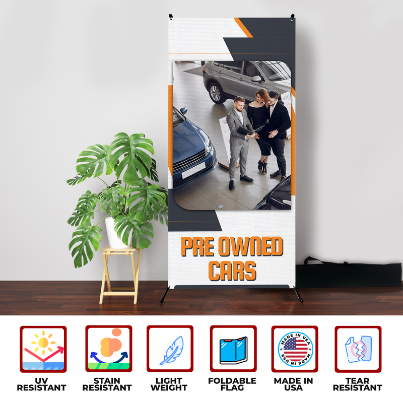 PRE OWNED CARS X-BANNER
