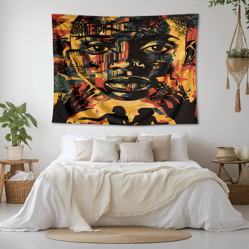 BLACK LIVES MATTER TRIBU WALL TAPESTRY