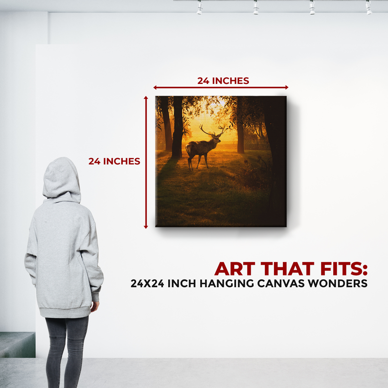 DEER DECOR CANVAS