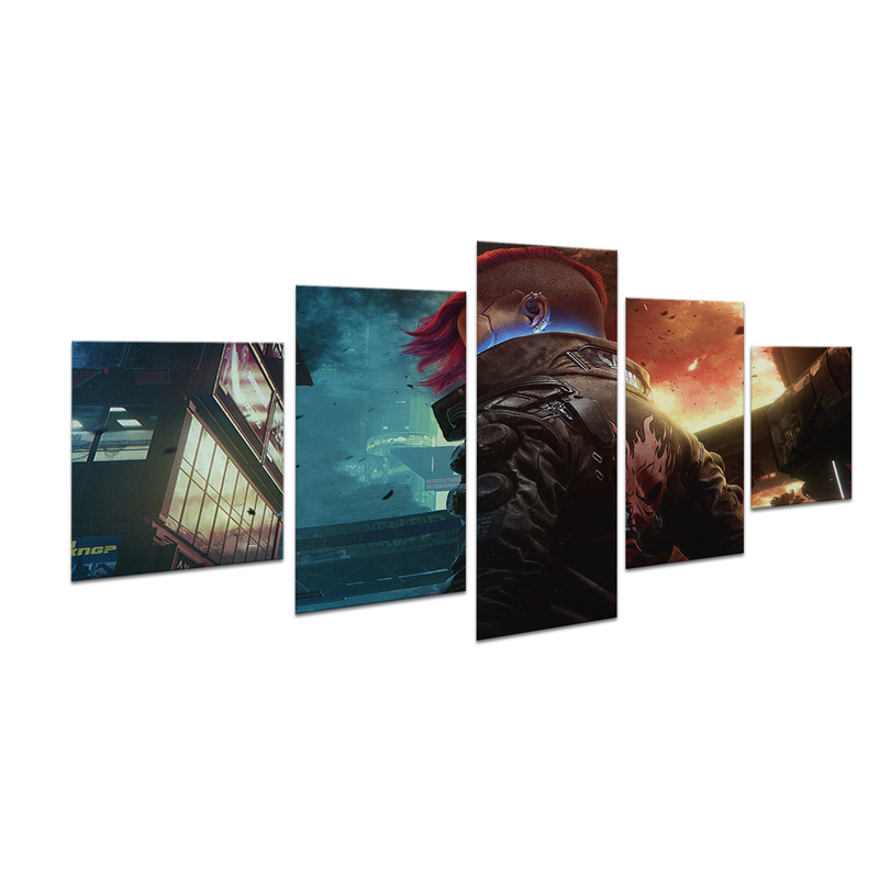 CYBER-PUNK WALL CANVAS