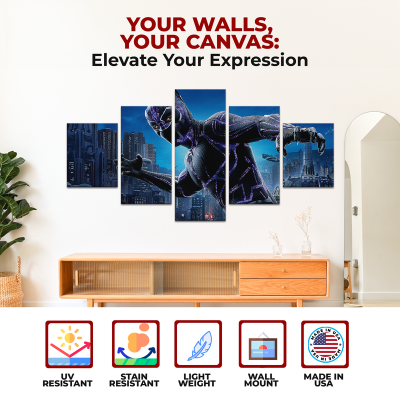 BLACK PANTHER WALL CANVAS