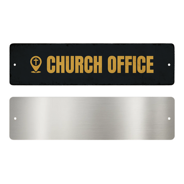 CHURCH OFFICE SIGN