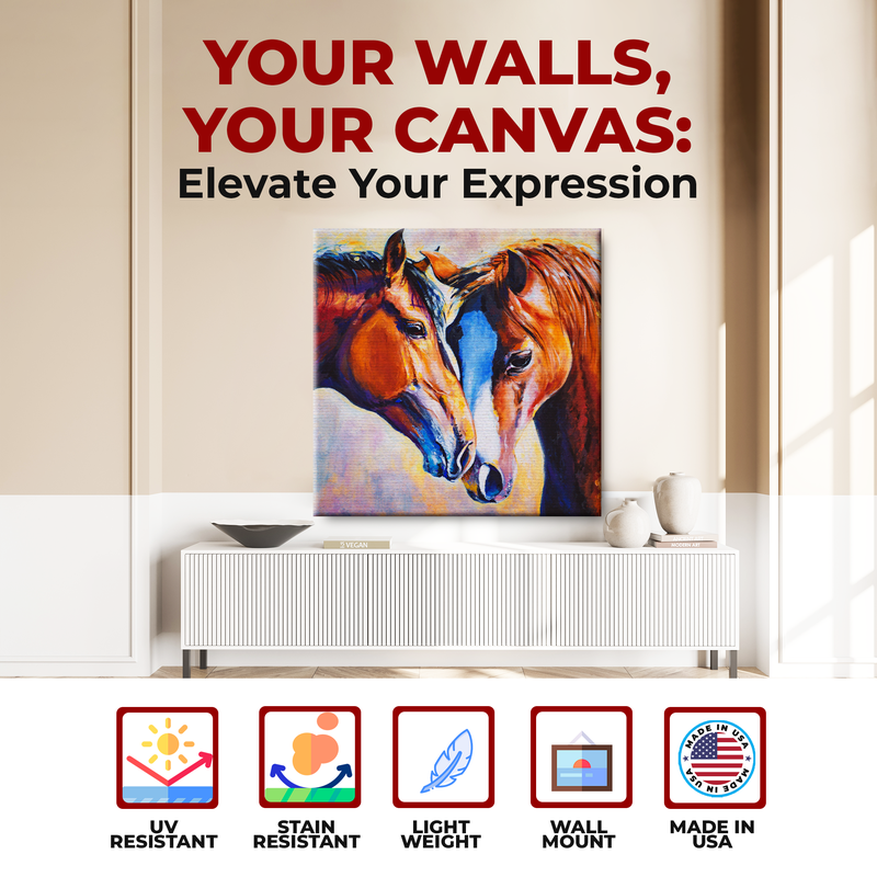 HORSES DECOR CANVAS