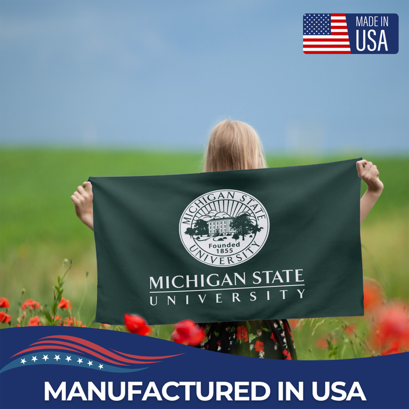 MICHIGAN STATE UNIVERSITY FLAG