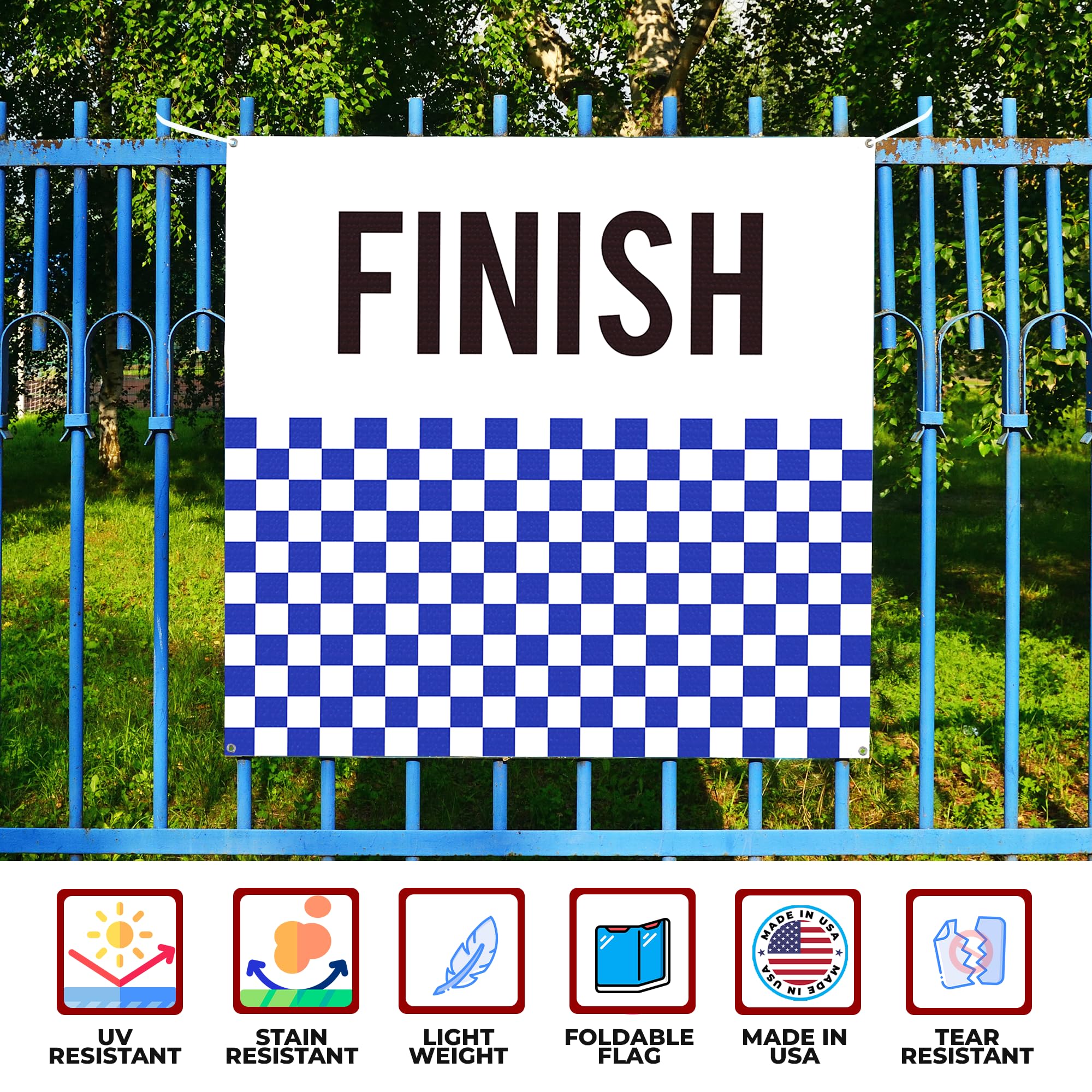 FINISH LINE LARGE BANNER