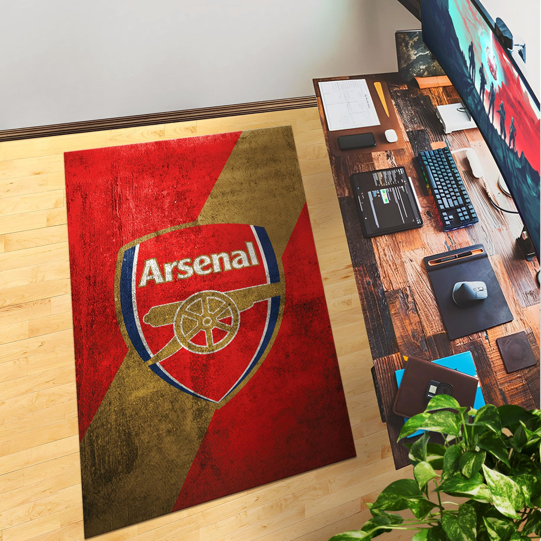 Arsenal Customized Rug (62x40inch)