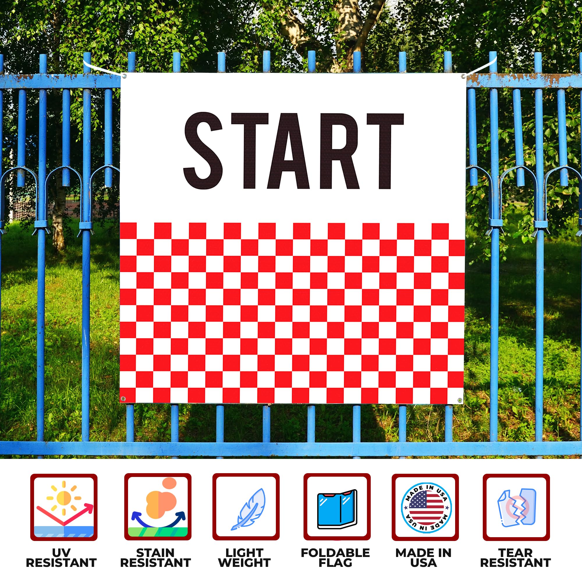 START LINE LARGE BANNER