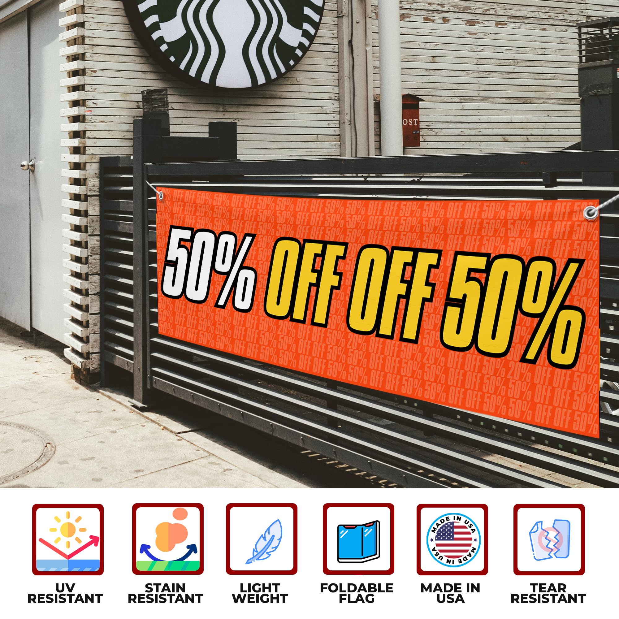 50% OFF LARGE BANNER